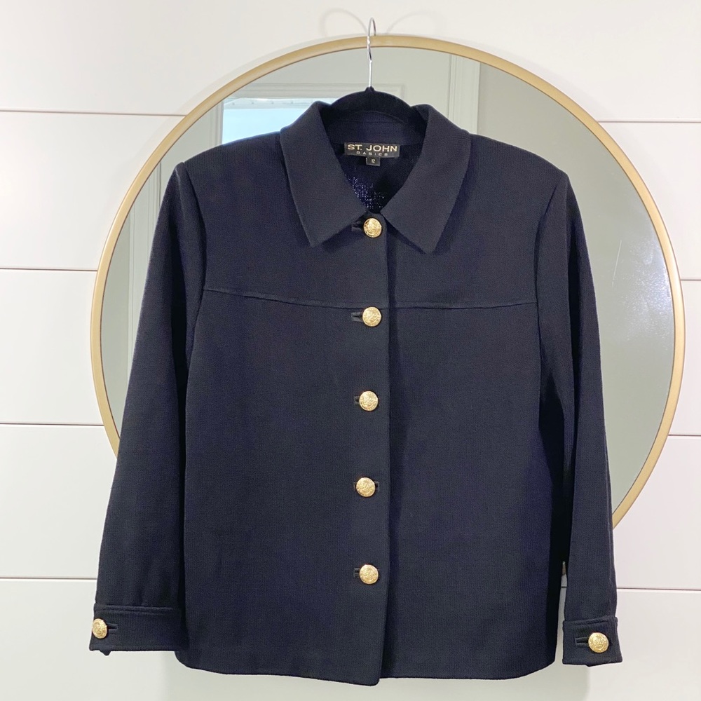 St. John Basic Jacket Santana Knit